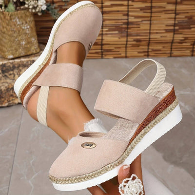 Tara™ - Elegant Closed Toe Orthopedic Wedge Sandals