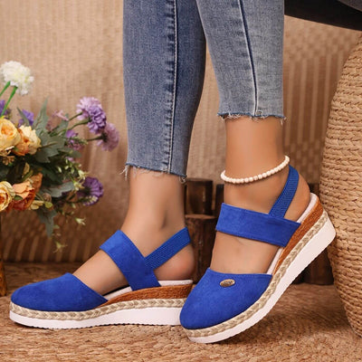 Tara™ - Elegant Closed Toe Orthopedic Wedge Sandals