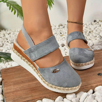 Tara™ - Elegant Closed Toe Orthopedic Wedge Sandals