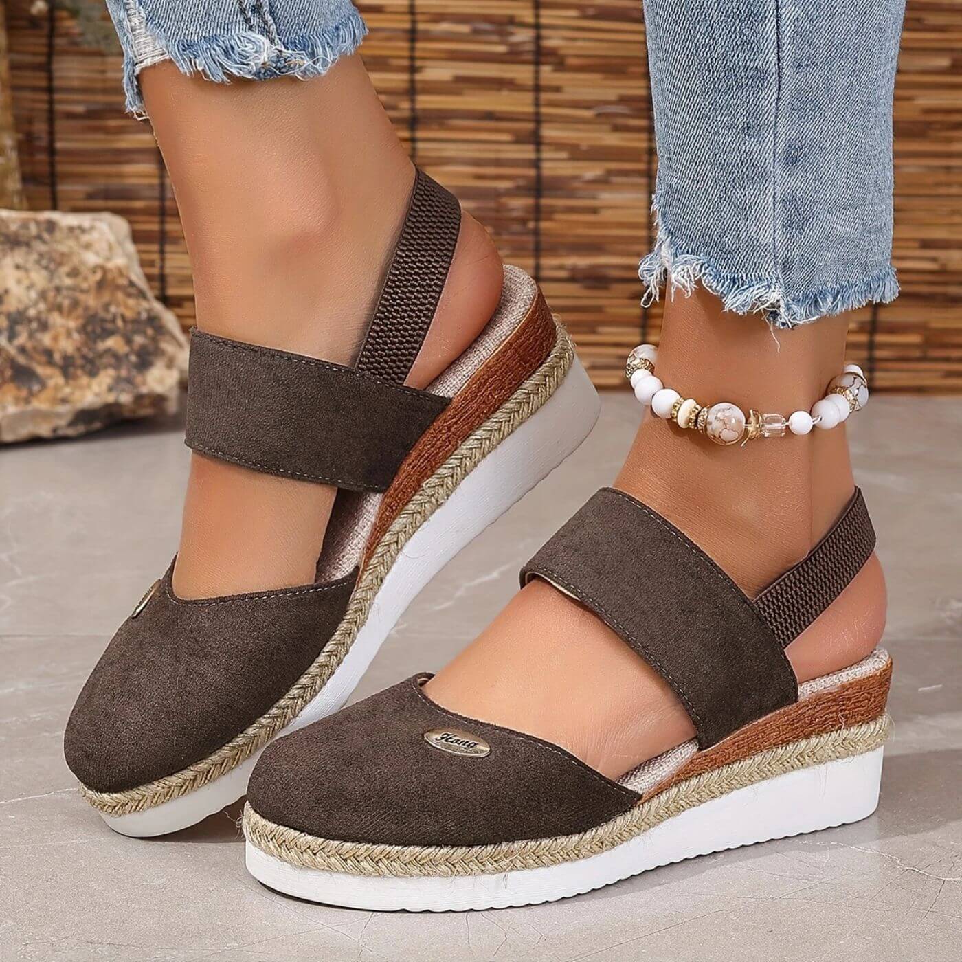 Tara™ - Elegant Closed Toe Orthopedic Wedge Sandals