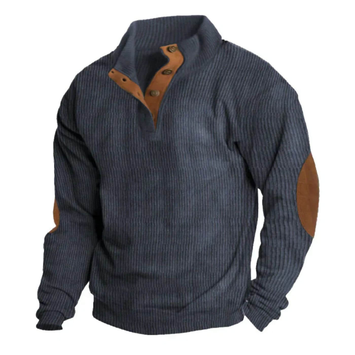 Timothy™ - Ribbed Lapel Collar Sweater
