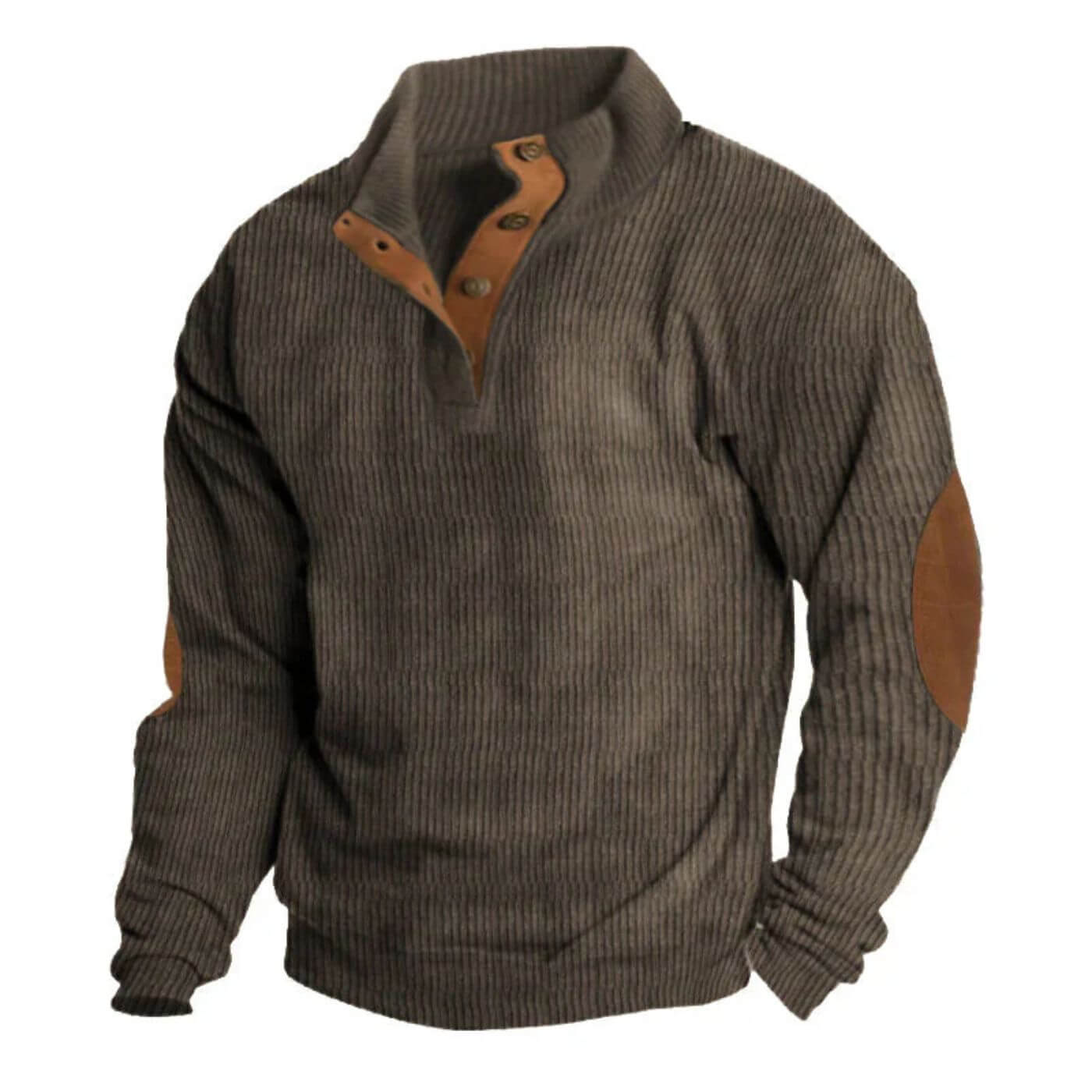 Timothy™ - Ribbed Lapel Collar Sweater