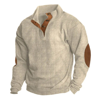 Timothy™ - Ribbed Lapel Collar Sweater
