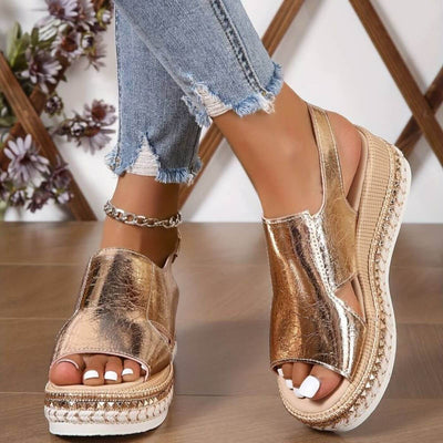 Valerie™ – Elegant Orthopedic Wedge Sandals