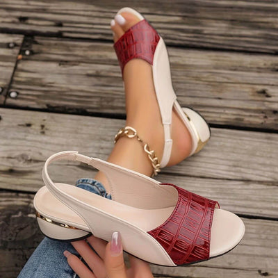 Victoria™ - Elegant Low Heel Orthopedic Sandals