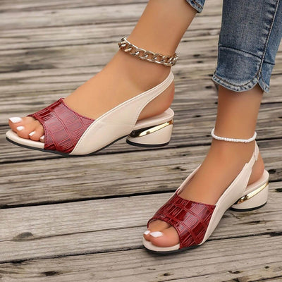 Victoria™ - Elegant Low Heel Orthopedic Sandals