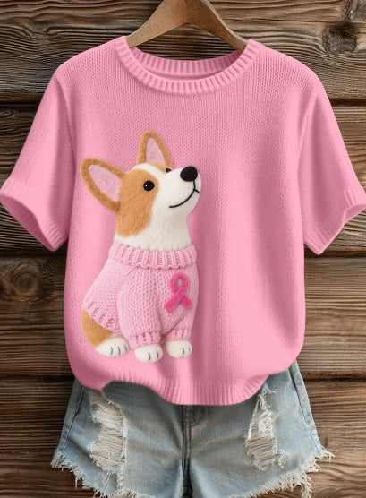 Kiana | Soft Knit Ribbon Tee