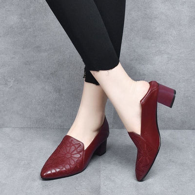 Tonette | Soft Embroidered Pumps