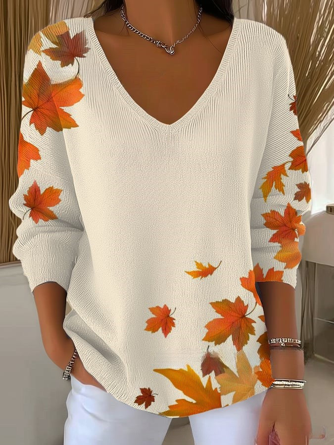 Beatrice – V-Neck Pullover