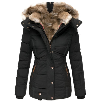 Elise | Slim-Fit Hooded Puffer Jacket – Warmth, Comfort & Everyday Style