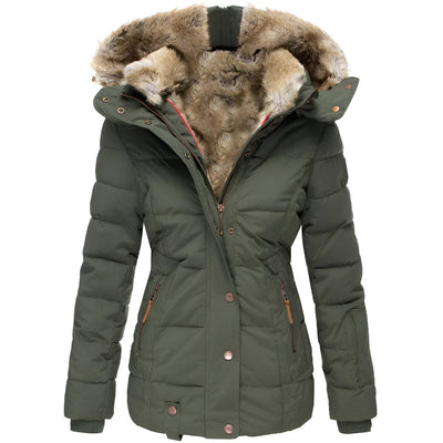 Elise | Slim-Fit Hooded Puffer Jacket – Warmth, Comfort & Everyday Style