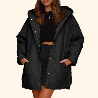 Thea | Quilted Hooded Coat