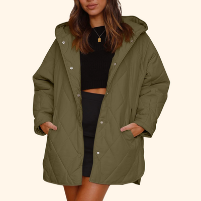 Thea | Quilted Hooded Coat