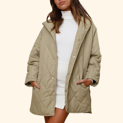 Thea | Quilted Hooded Coat
