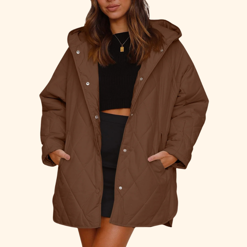 Thea | Quilted Hooded Coat