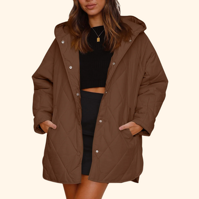 Thea | Quilted Hooded Coat