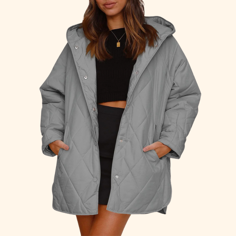 Thea | Quilted Hooded Coat