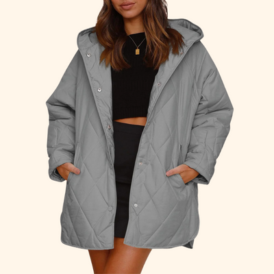 Thea | Quilted Hooded Coat