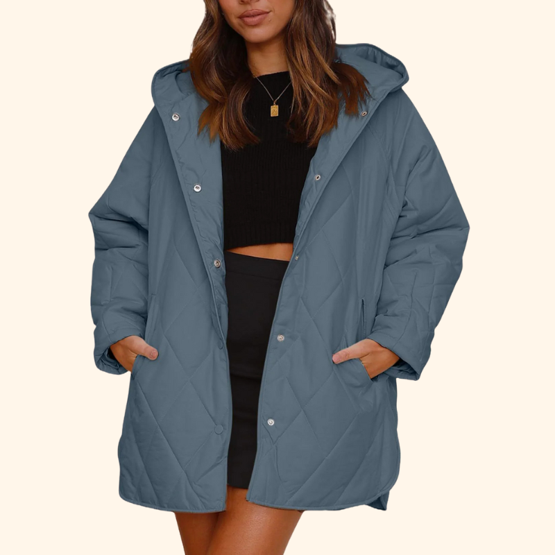 Thea | Quilted Hooded Coat