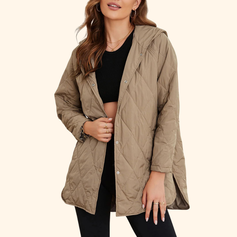 Thea | Quilted Hooded Coat
